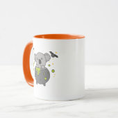 Mug Koala Happy Halloween Cauldron Bat (Devant gauche)