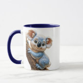 Mug Koala heureux sur tronc (Gauche)