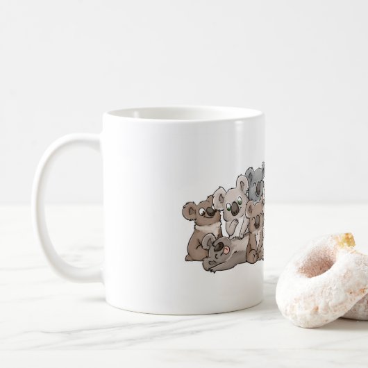 Mug Koala mignons (Avec donut)