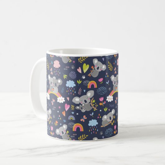 Mug Koala Rainbow Love Motif (Devant gauche)