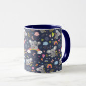 Mug Koala Rainbow Love Motif (Devant droit)