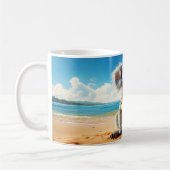 Mug Koala sur une plage de sable (Gauche)