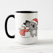 Mug Koala With Snowman (Gauche)