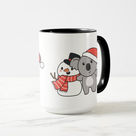 Mug Koala With Snowman (Devant droit)