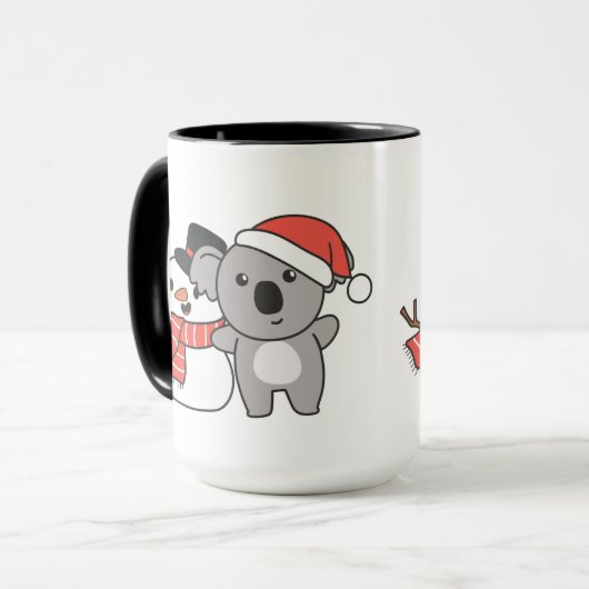 Mug Koala With Snowman (Devant gauche)