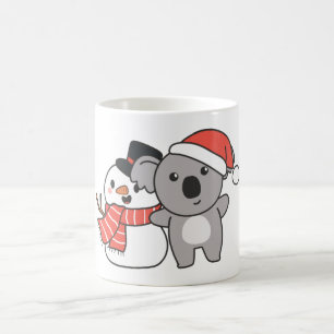 Mug Koala With Snowman