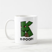 Mug Kobop Funny K-pop Poo Pun (Gauche)
