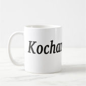 Mug Kocham Cię - je t'aime dans le polonais (Gauche)
