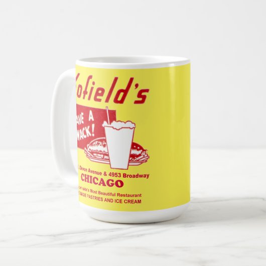 Mug Kofield's Restaurant, Chicago (Devant gauche)