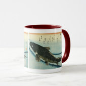 Mug Koi (Carp) - Impression de poisson japonais de Hir (Devant droit)