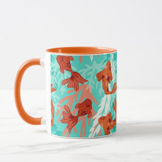 Mug Koi et Boue de poisson d'or (Gauche)