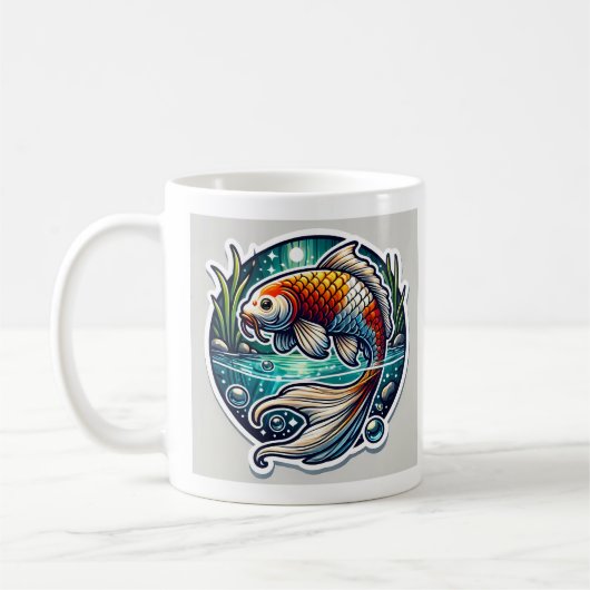 Mug Koi Fish (Gauche)