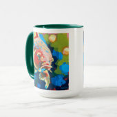 Mug Koi Fish Painting - Gift for Coy Fish Lovers (Devant gauche)