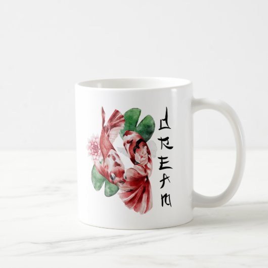 Mug Koi Fish Style japonais Script Art oriental (Droite)