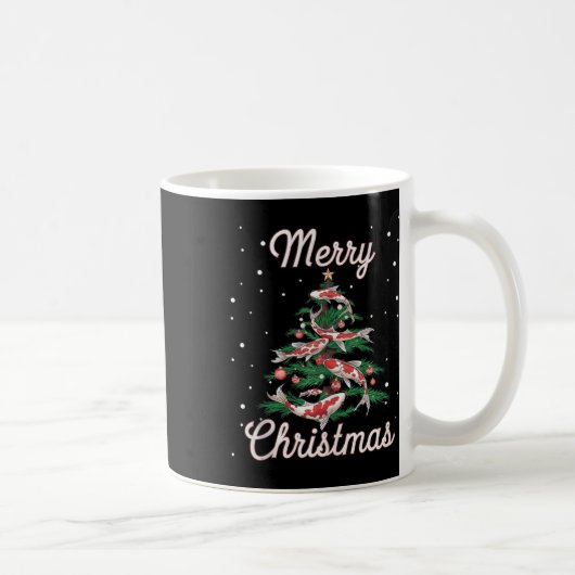 Mug Koi Fish Xmas Tree Koi Carp Christmas Tree (Droite)