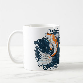 Mug Koi Poisson maître de courbure