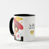 Mug KOKESHI LOVE Chow dog heart (Devant gauche)