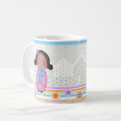 Mug kokeshi sakura (Devant gauche)