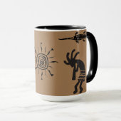 Mug Kokopelli Arizona Désert Sud-Ouest (Devant droit)
