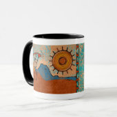 Mug Kokopelli - art de roche (Devant gauche)