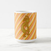 Mug Kokopelli avec Flûte Or Orange Stripes Sud-Ouest (Centre)