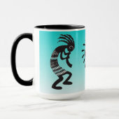 Mug Kokopelli Avec Symbole Sun Amérindien (Gauche)