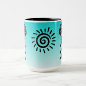 Mug Kokopelli Avec Symbole Sun Amérindien (Centre)