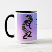 Mug Kokopelli Avec Symbole Sun Amérindien (Gauche)