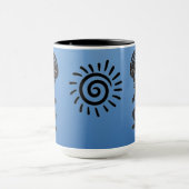 Mug Kokopelli Avec Symbole Sun Amérindien (Centre)