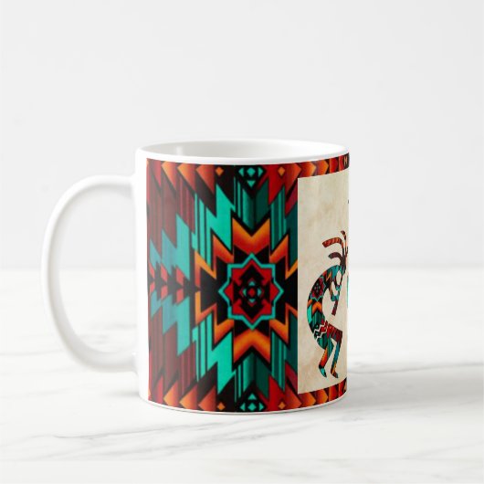 Mug Kokopelli Et Cactus (Gauche)