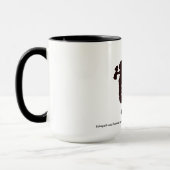Mug Kokopelli et pétroglyphe féminin (Gauche)