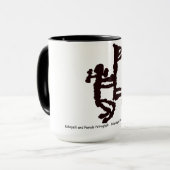 Mug Kokopelli et pétroglyphe féminin (Devant gauche)