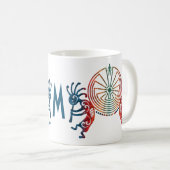 Mug KOKOPELLI/HOMME DANS LE LABYRINTHE + votre (Devant droit)