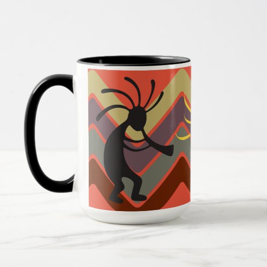 Mug Kokopelli Sud-Ouest Abstrait (Gauche)