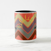 Mug Kokopelli Sud-Ouest Abstrait (Centre)