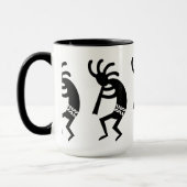 Mug Kokopelli Sud-Ouest Noir Et Blanc (Gauche)