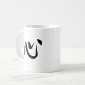 Mug Kokoro Heart Kanji Calligraphie japonaise (Devant gauche)