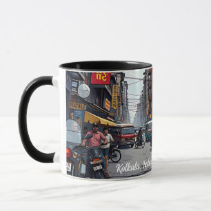 Mug Kolkata, Inde centre-ville Keepsaké Souvenir