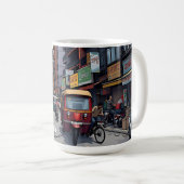 Mug Kolkata, Inde centre-ville Keepsaké Souvenir (Devant droit)