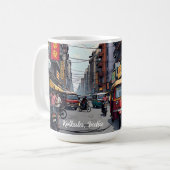 Mug Kolkata, Inde centre-ville Keepsaké Souvenir (Devant gauche)