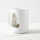 Mug Komondor – Fourrure extérieure intrépide à l'intér (Devant gauche)