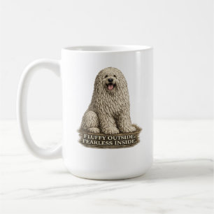 Mug Komondor – Fourrure extérieure intrépide à l'intér