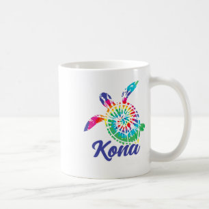 Mug Kona Hawaii Tie Dye Save Sea Turtles Hawaiian Beac