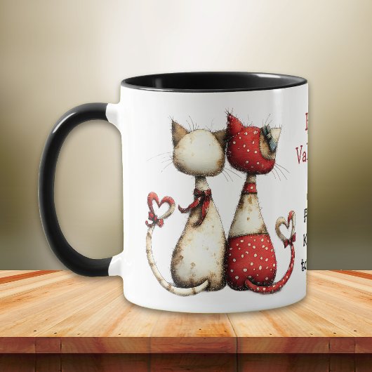 Mug Kool Cat Mignon Saint-Valentin