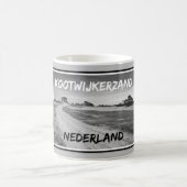 Mug Kootwijkerzand, Nederland, noir et blanc (Centre)