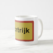 Mug Kortrijk road sign (Devant droit)