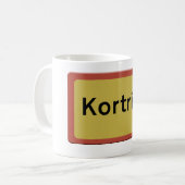 Mug Kortrijk road sign (Devant gauche)