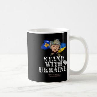 Mug Kosovo Soutenez l'Ukraine Volodymyr Zelenskyy Drap