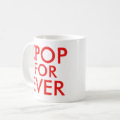 Mug Kpop Forever | Music Fan Cadeau rouge (Devant gauche)