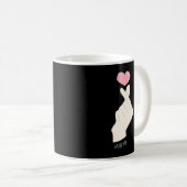 Mug Kpop korean doigt conception de coeur T-shirt (Devant droit)